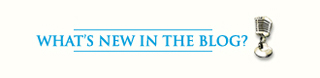 What's New in the Blog?